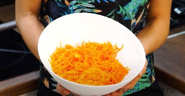Морковка по-корейски хрустящая