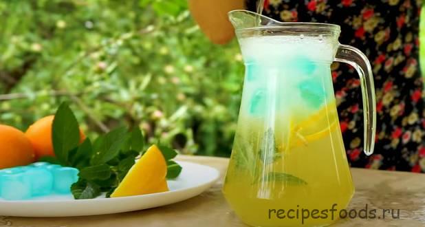 освежающий домашний лимонад