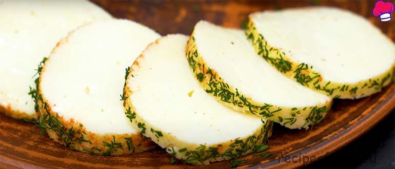 Домашний сыр из молока и творога без яиц