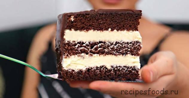 Шоколадный торт Мечта с пломбиром