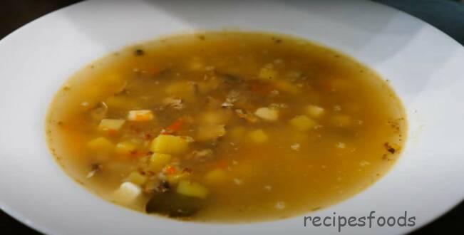 Вкусный полевой суп
