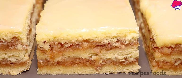 мягкий яблочный пирог-торт